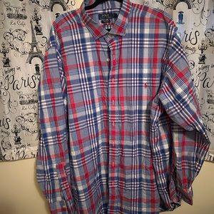 Polo by RL 2 Big&Tall 3XB Long Sleeve Button Down Shirts